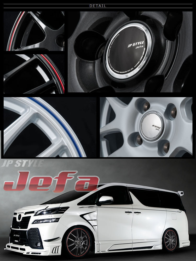 送料無料 モンツアジャパン JP-STYLE JEFA 4.5J-15 +45 4H-100 (15インチ) 4H100 4.5J+45【4本セット 新品】_画像3