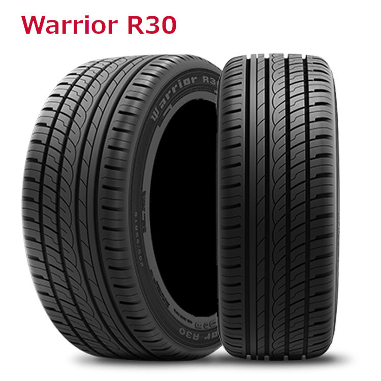 送料無料 ウォーリア サマータイヤ Warrior R30 225/60R16 98H 【2本セット 新品】_画像1