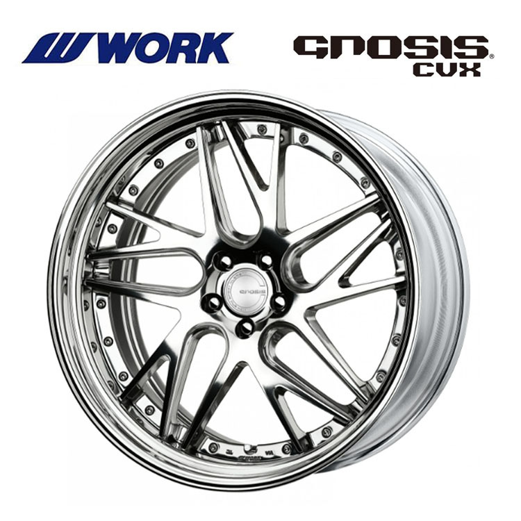 送料無料 ワーク GNOSIS CVX STEP RIM ミドルコンケイブ DEEP RIM Odisk 9J-20 +51～－3 5H-112 【2本セット 新品】_画像1