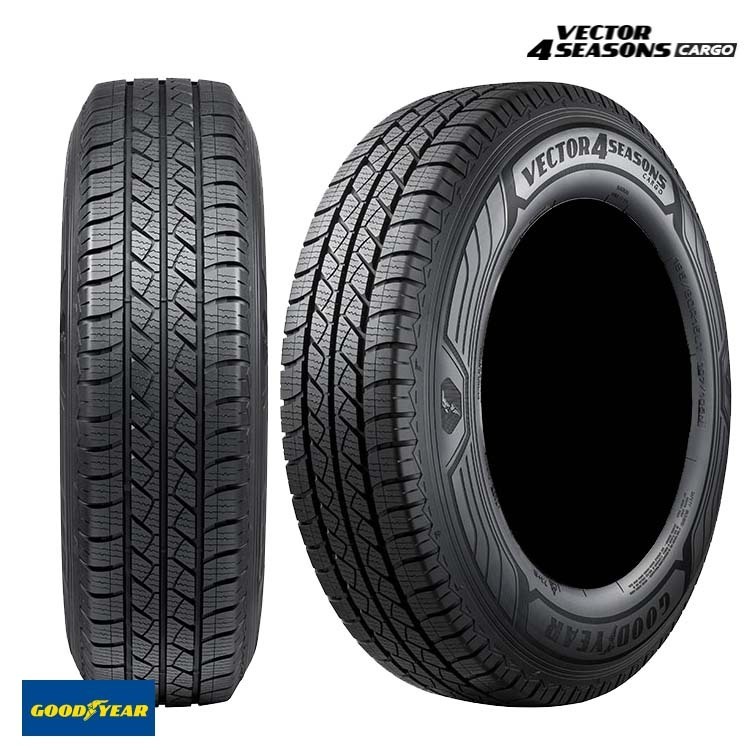 送料無料 グッドイヤー オールシーズン ビジネス GOODYEAR VECTOR 4SEASONS CARGO 145/80R12 80/78 N 【4本セット 新品】_画像1