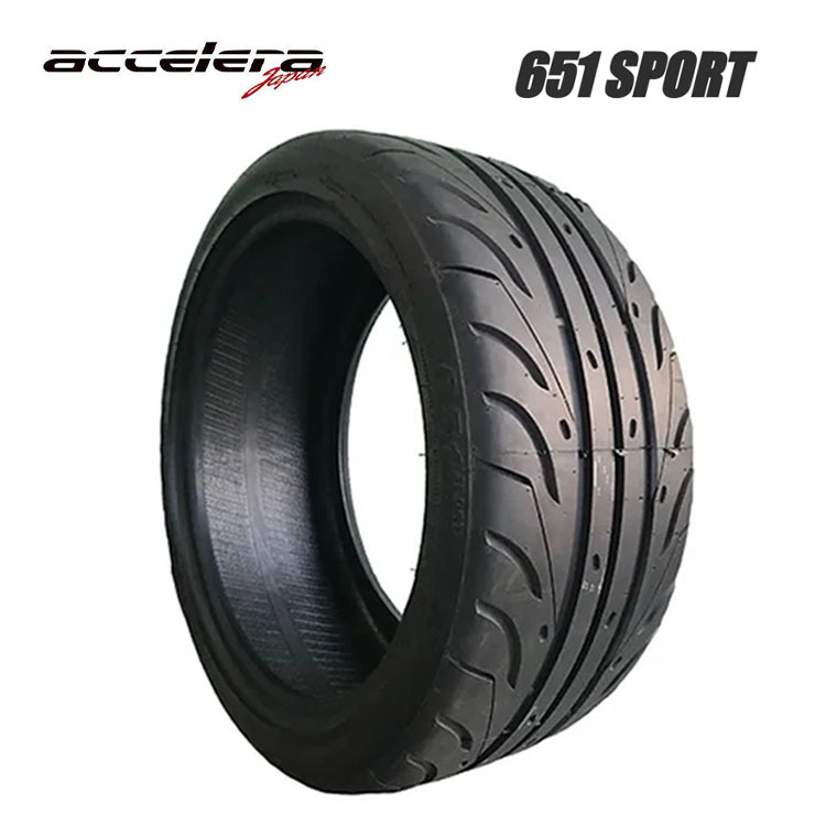 送料無料 アクセレラ サマータイヤ accelera 651 SPORT 651 スポーツ（TREADWEAR200） 235/40R18 91W 【2本セット 新品】_画像1