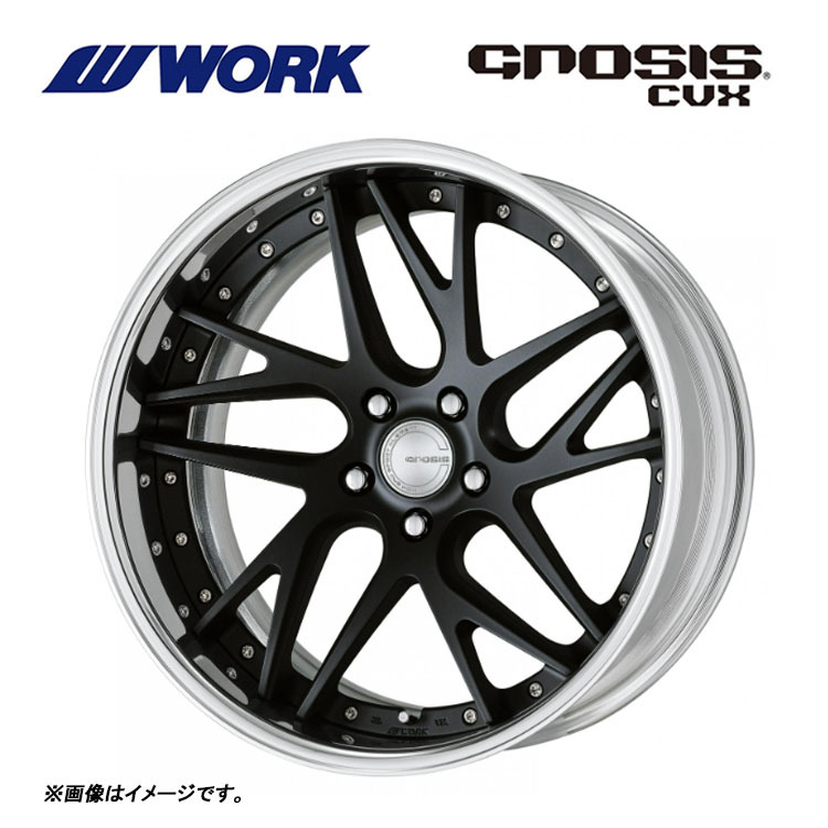 送料無料 ワーク GNOSIS CVX FULL REVERSE ミドルコンケイブ STANDARD Adisk 8.5J-20 +38~2 5H-100 【2本セット 新品】