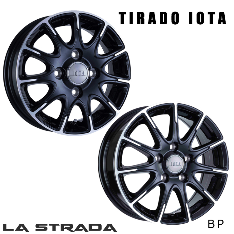 送料無料 ラストラーダ TIRADO IOTA (BP) 6.5J-17 +40 5H-114.3 (17インチ) 5H114.3 6.5J+40【1本単品 新品】_画像1