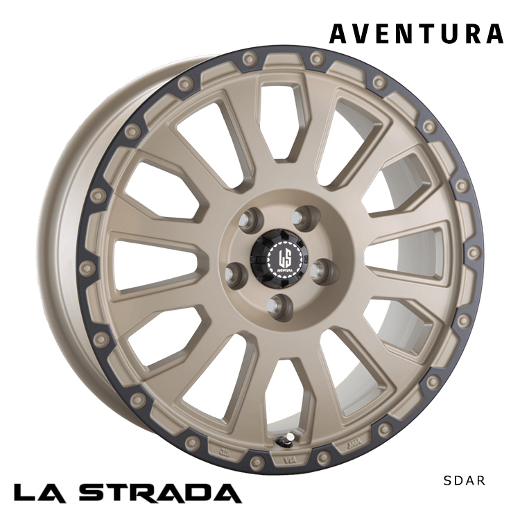 送料無料 ラストラーダ AVENTURA (SDAR) 7J-16 +42 5H-114.3 (16インチ) 5H114.3 7J+42【1本単品 新品】_画像1