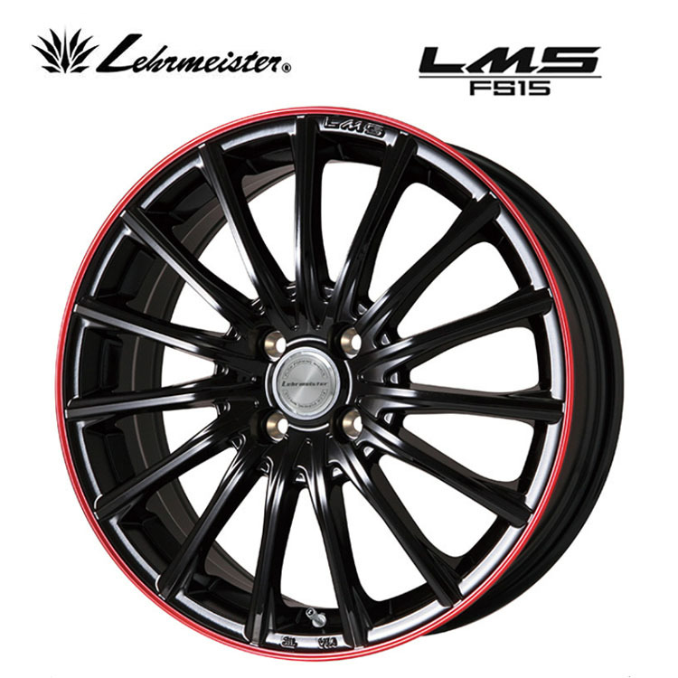 送料無料 レアマイスター LM-S FS15 7.5J-18 +38 5H-114.3 (18インチ) 5H114.3 7.5J+38【2本セット 新品】の画像1