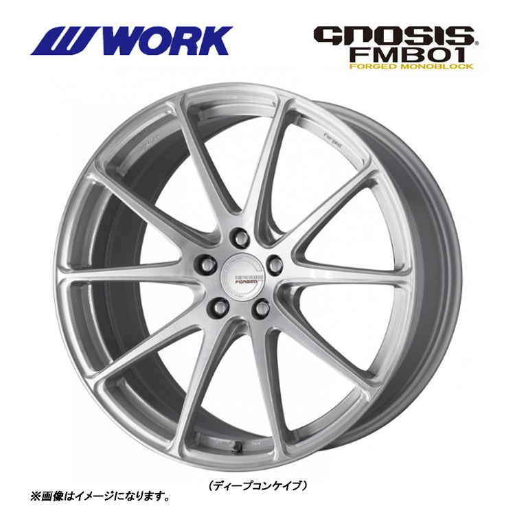 送料無料 ワーク GNOSIS FMB01 10J-20 +25 5H-100 (20インチ) 5H100 10J+25【1本単品 新品】_画像1