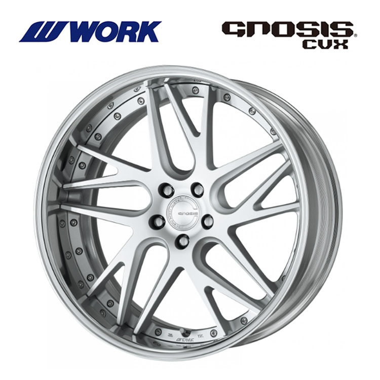 送料無料 ワーク GNOSIS CVX FULL REVERSE ミドルコンケイブ BIG CALIPER Rdisk 12.5J-19 +59～－57 5H-100 【4本セット 新品】