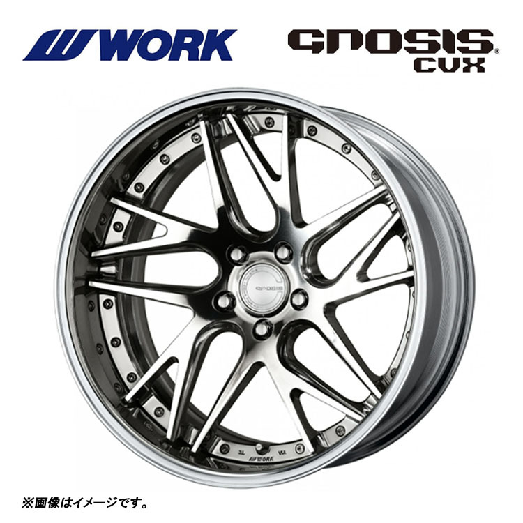 送料無料 ワーク GNOSIS CVX FULL REVERSE ミドルコンケイブ STANDARD Adisk 10J-21 +55～－5 5H-120 【2本セット 新品】