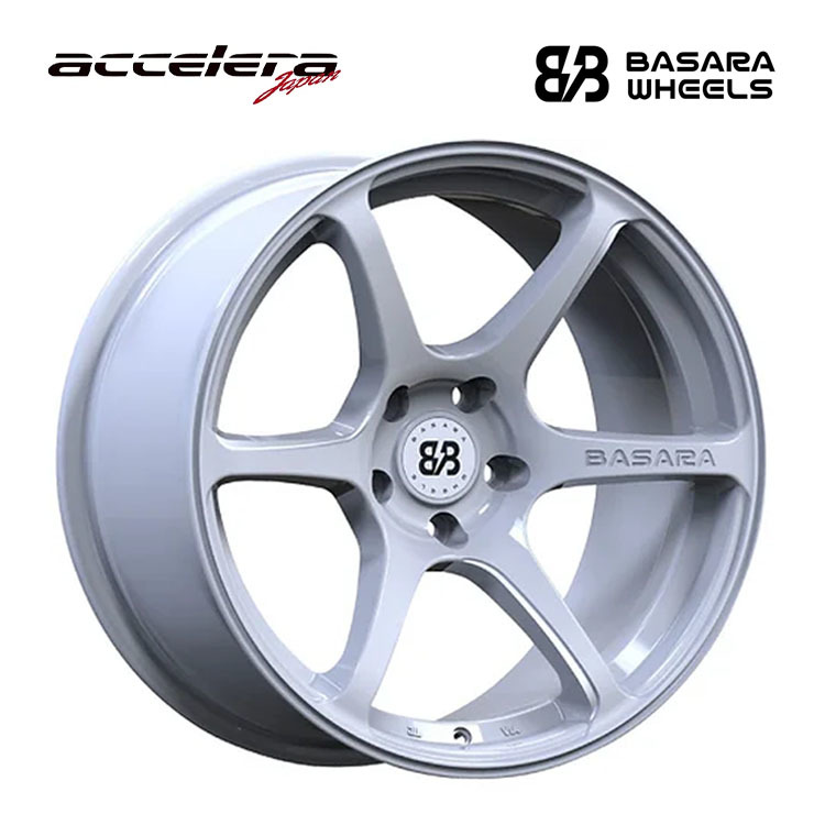 送料無料 アクセレラ BASARA WHEELS 9J-17 ±0 5H-114.3 (17インチ) 5H114.3 9J±0【2本セット 新品】_画像1