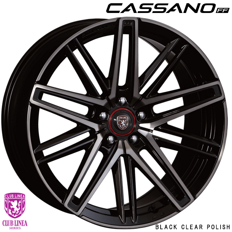 送料無料 クラブリネア CASSANO FF 9.5J-20 +47 5H-112 (20インチ) 5H112 9.5J+47【1本単品 新品】_画像1