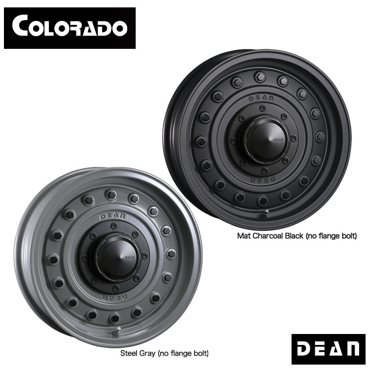 送料無料 クリムソン DEAN COLORADO (no flange bolt) 6.5J-16 +25 5H-150 (16インチ) 5H150 6.5J+25【4本セット 新品】_画像1