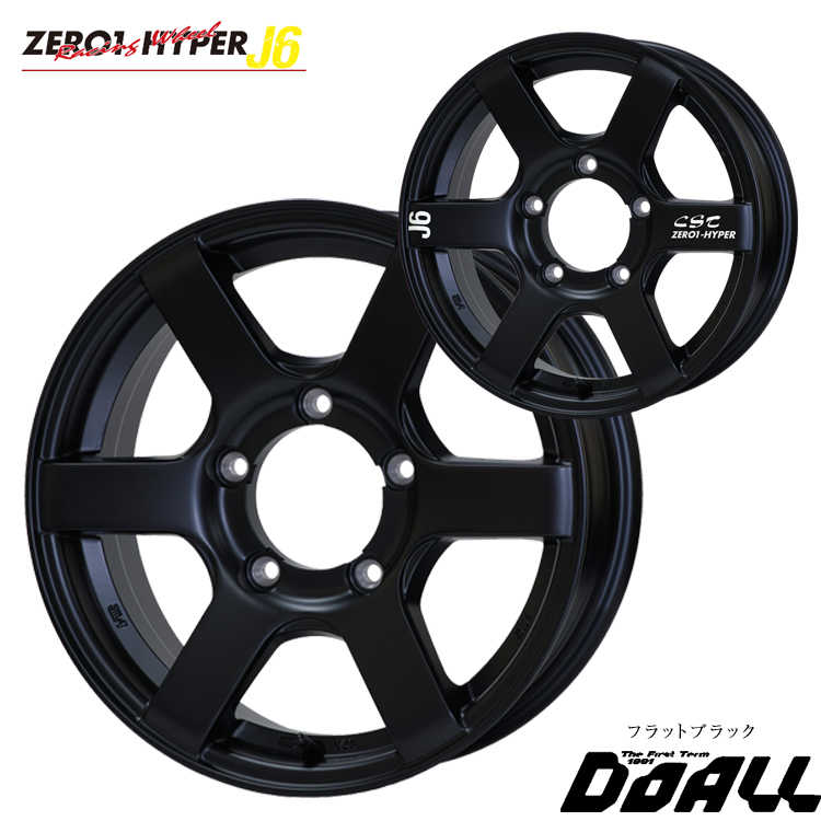 送料無料 ドゥオール CST ZERO-1 HYPER J6 6J-16 ±0 5H-139.7 (16インチ) 5H139.7 6J±0【1本単品 新品】_画像1