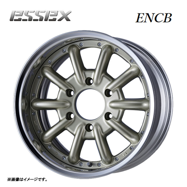 送料無料 エセックス ENCB-17 2P 7J-17 +24～43 6H-139.7 (17インチ) 6H139.7 7J+24～43【1本単品 新品】_画像1