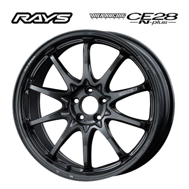 送料無料 レイズ VOLK RACING CE28N-plus 10.5J-18 +34 5H-112 (18インチ) 5H112 10.5J+34【1本単品 新品】_画像1