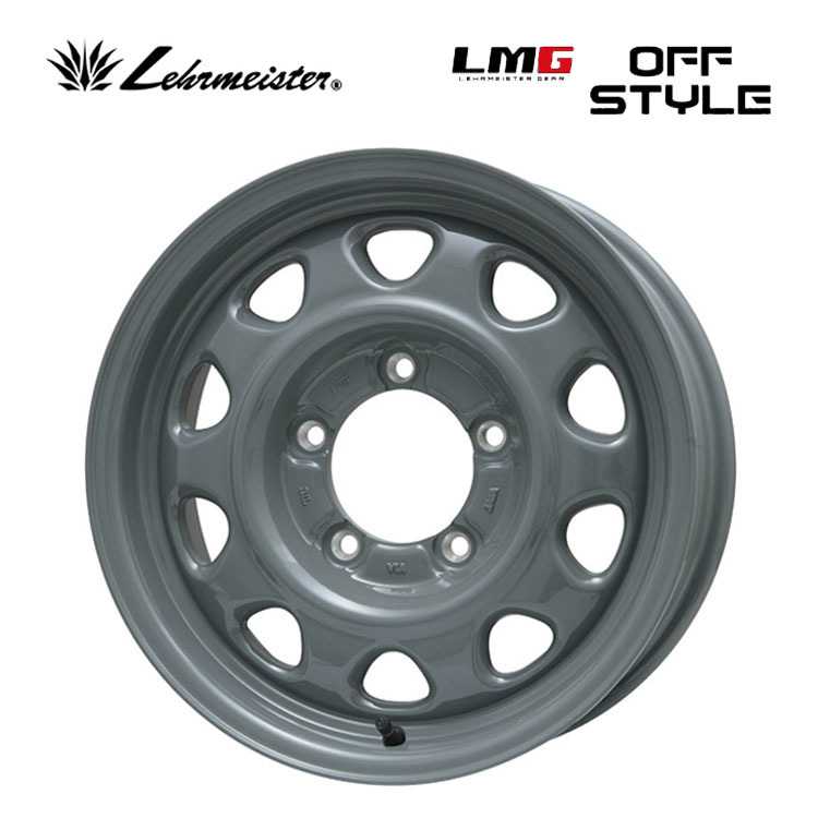 送料無料 レアマイスター LMG OFF STYLE 5.5J-16 +20 5H-139.7 (16インチ) 5H139.7 5.5J+20【4本セット 新品】_画像1