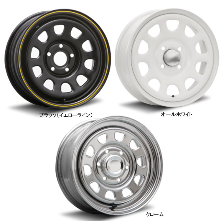 送料無料 MLJ DAYTONA SS 6J-15 +45 6H-139.7 (15インチ) 6H139.7 6J+45【4本セット 新品】_画像2