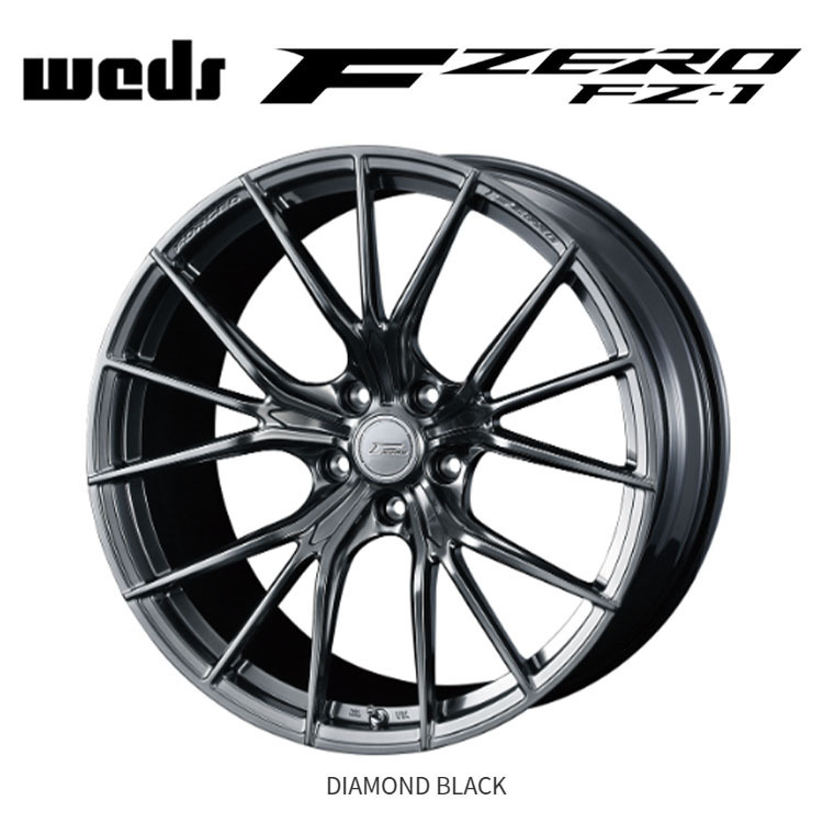 送料無料 ウェッズ F ZERO FZ-1 10J-21 +30 5H-120 (21インチ) 5H120 10J+30【4本セット 新品】