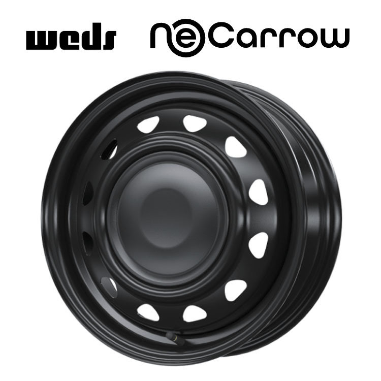 送料無料 ウェッズ NeoCarrow 4.5J-14 +45 8H-100/114.3 (14インチ) 8H100/114.3 4.5J+45【4本セット 新品】_画像1