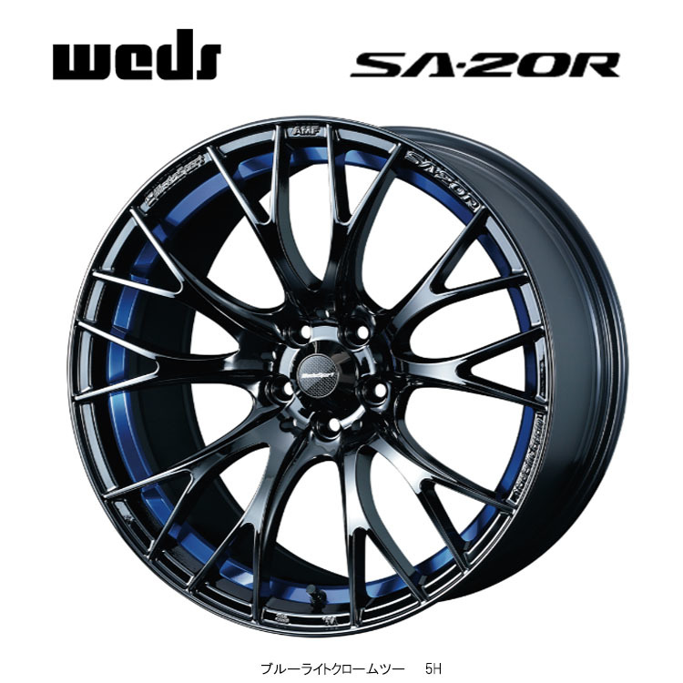 送料無料 ウェッズ WedsSport SA-20R 8.5J-18 +45 5H-100 (18インチ) 5H100 8.5J+45【4本セット 新品】_画像1