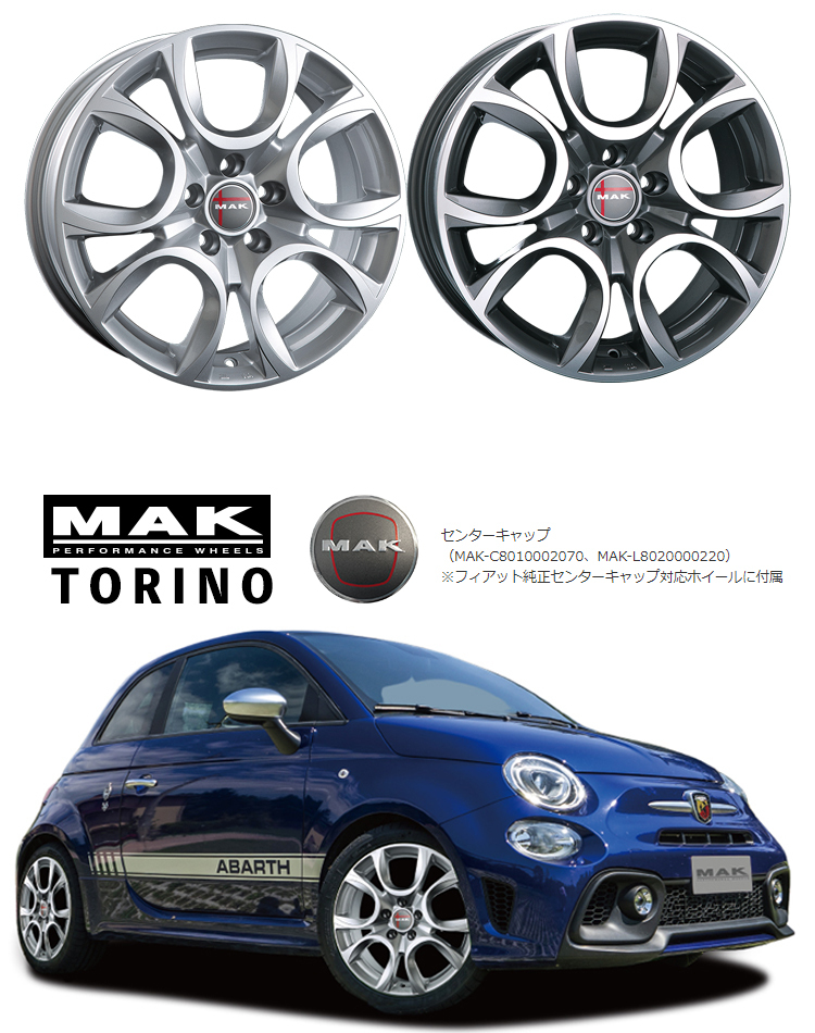 送料無料 マック TORINO (GP) 6.5J-16 +35 4H-98 (16インチ) 4H98 6.5J+35【4本セット 新品】_画像2