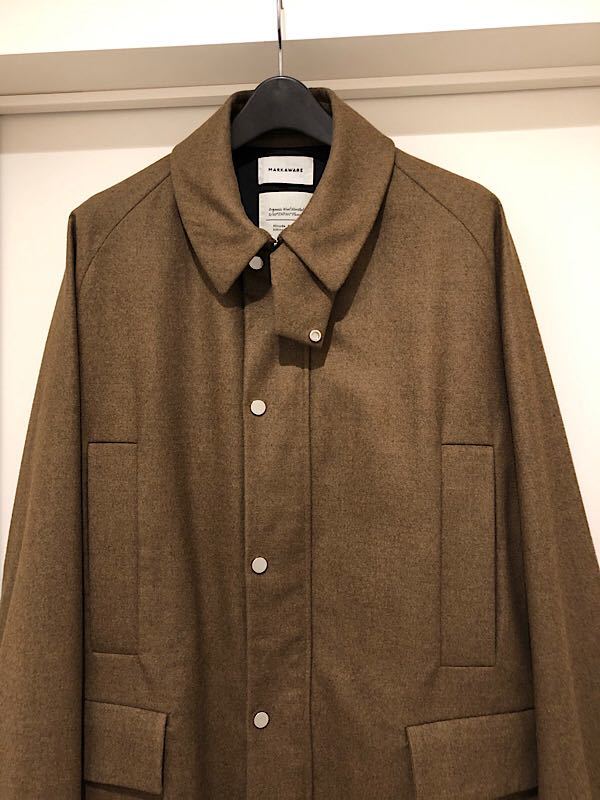  прекрасный товар быстрое решение *MARKAWAREma-ka одежда 20AW обычная цена 9.2 десять тысяч иен органический шерсть Wayfarer пальто 