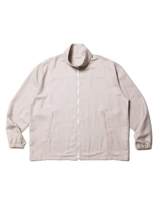 【新品 未使用】限定セール 23AW T/W Gabardine Stand Collar Zip Up Jacket COOTIE クーティー トラックジャケット Taupe 定価39600円 Mの画像2