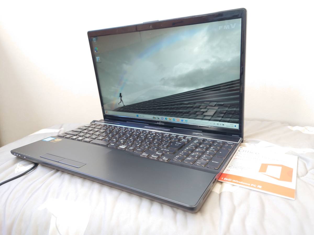 AH56/D1 Core i7-8565U 1.8GHz(4.6)/8GB/M2.SSD256GB+1000GB/Wi-Fi/Blu-ray/カメラ/Bluetooth/Office home and business premium/Windows11