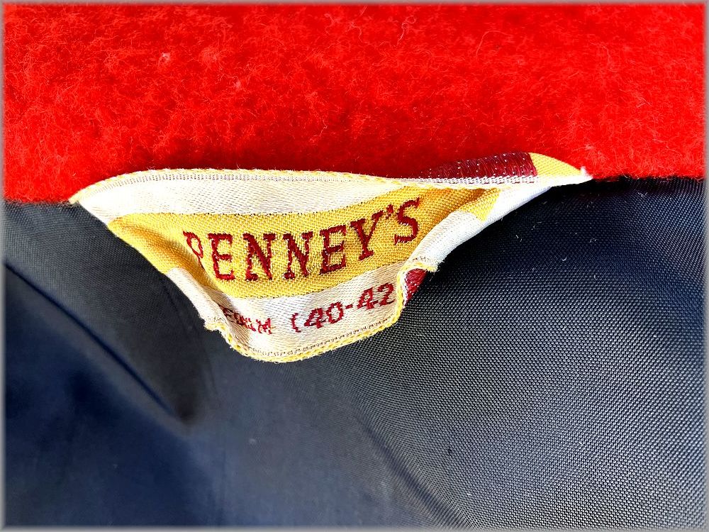 ★PENNEY'S ペニーズ　50s　ビンテージ　ジップアップ　ジャケット　M★検 フリース ブルゾン スイングトップ ロカビリー アメリカ 古着_画像5