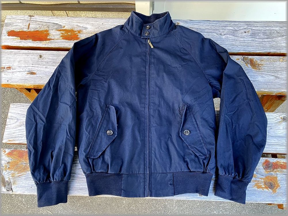 * Brooks Brothers condition excellent Zip up jacket blouson size XS navy blue color * inspection old clothes drizzler jacket 