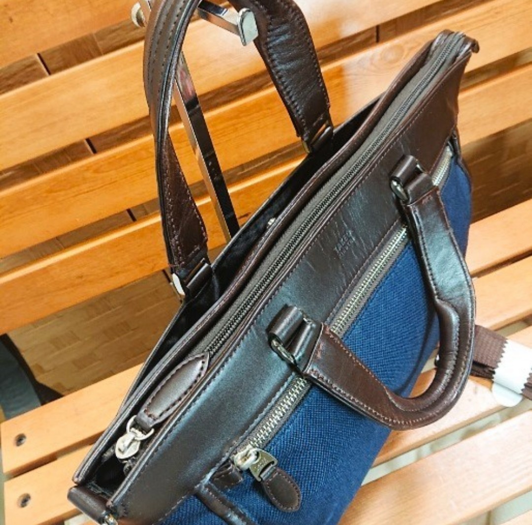 【極美品】TAKEO KIKUCHI タケオキクチ レザー ブリーフケース ショルダーバッグ ビジネスバッグ 鞄の画像6