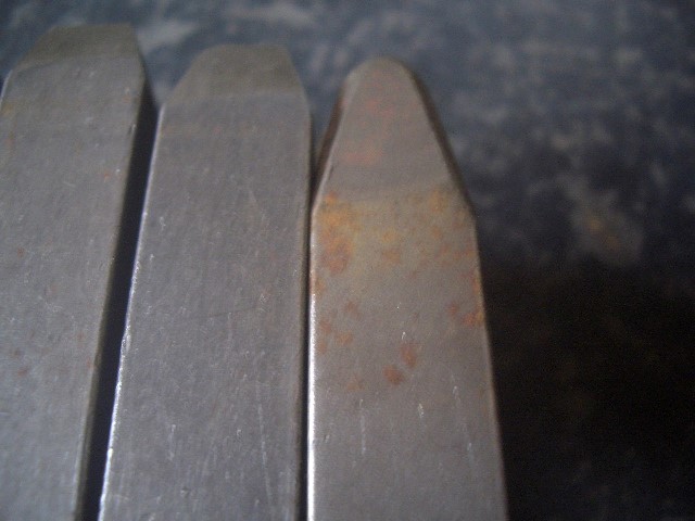  Manufacturers unknown stamp punch britain character alphabet 13. angle. secondhand goods 