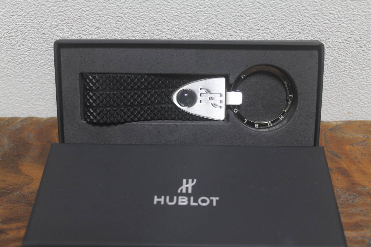 『2年保証』 未使用 HUBLOT ウブロ キーホルダー ブラック 正規ノベルティ ウブロ