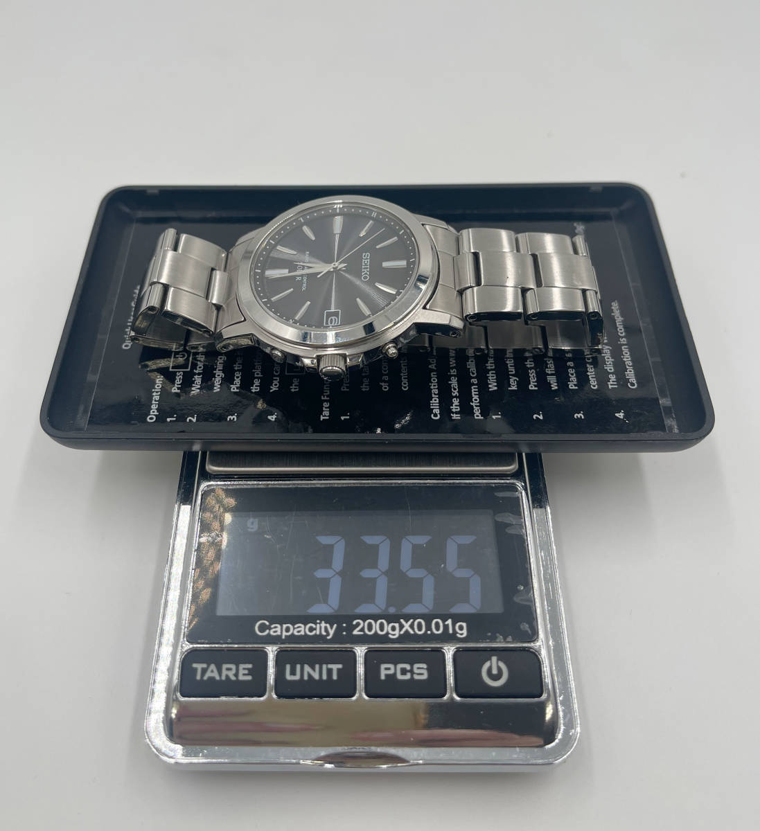 ★SEIKO セイコー スピリット 稼働品 メンズ腕時計 ソーラー電波時計 美品★_画像9