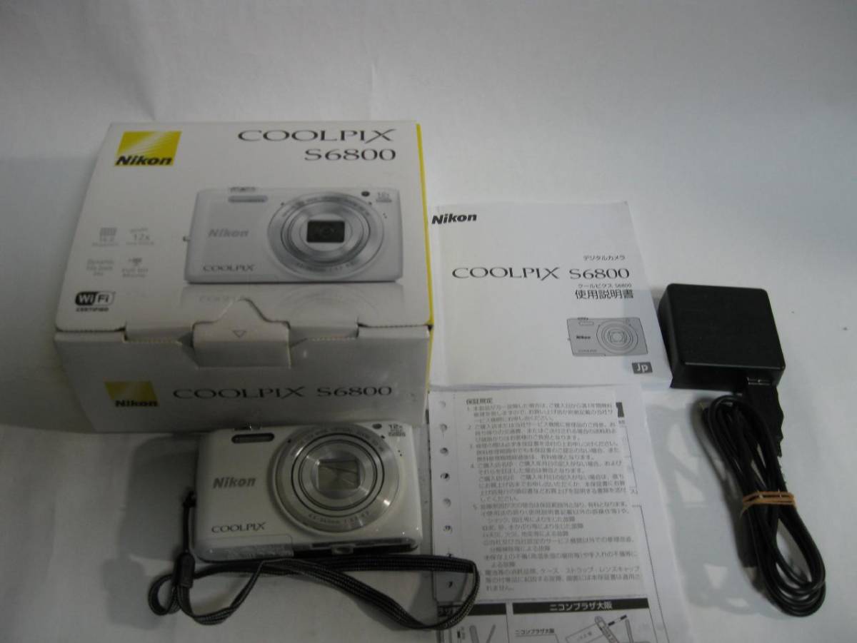 ★Nikon/ニコン COOLPIX S6800 WiFi 元箱充電器付き★_画像1