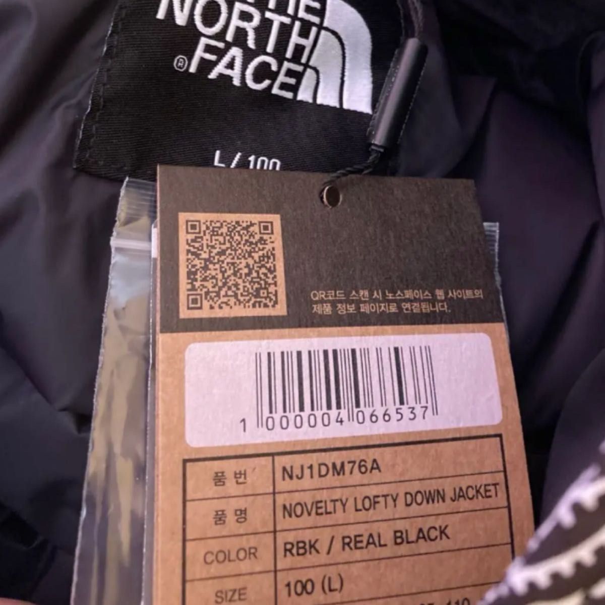 THE NORTH FACE 新品未使用　韓国正規品　ノースフェイス　NOVELTY LOFTY   Ｌサイズ　男女兼用