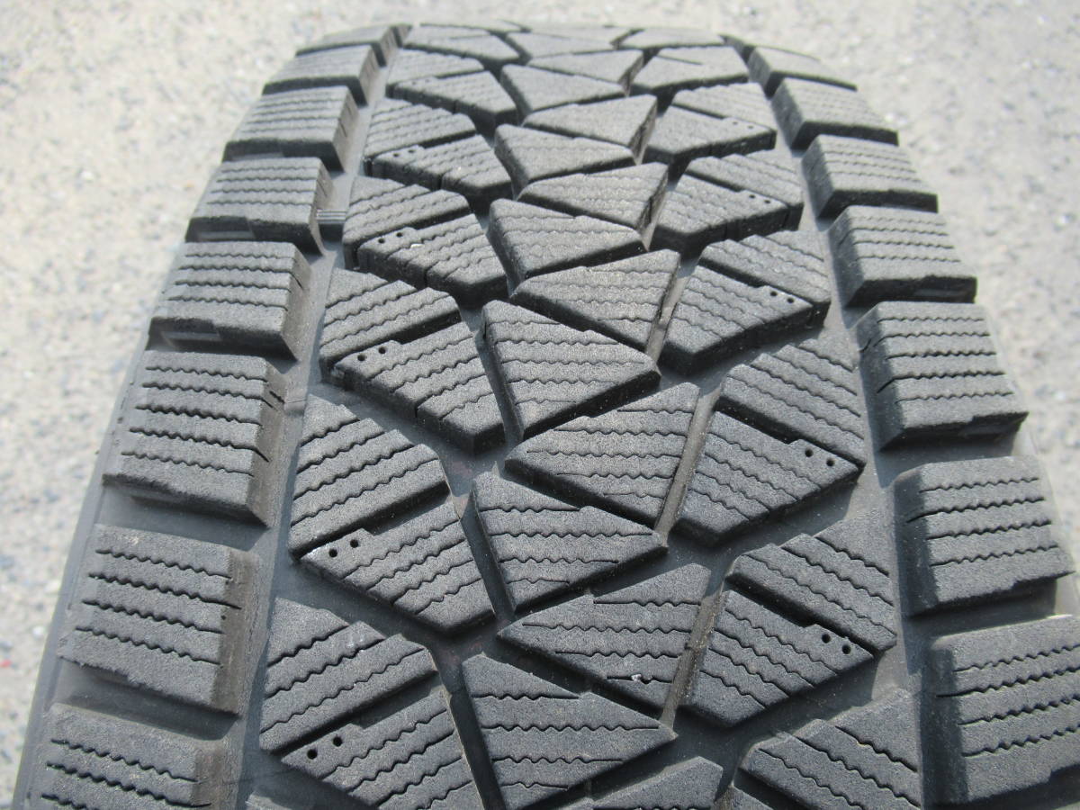 中古スタッドレス☆225/65-17 225/65R17 BS BLIZZAK DM-V2 トヨタ純正 マットブラック 7J+45 114.3 5H ハリアー ヴァンガード RAV4等に☆_画像8