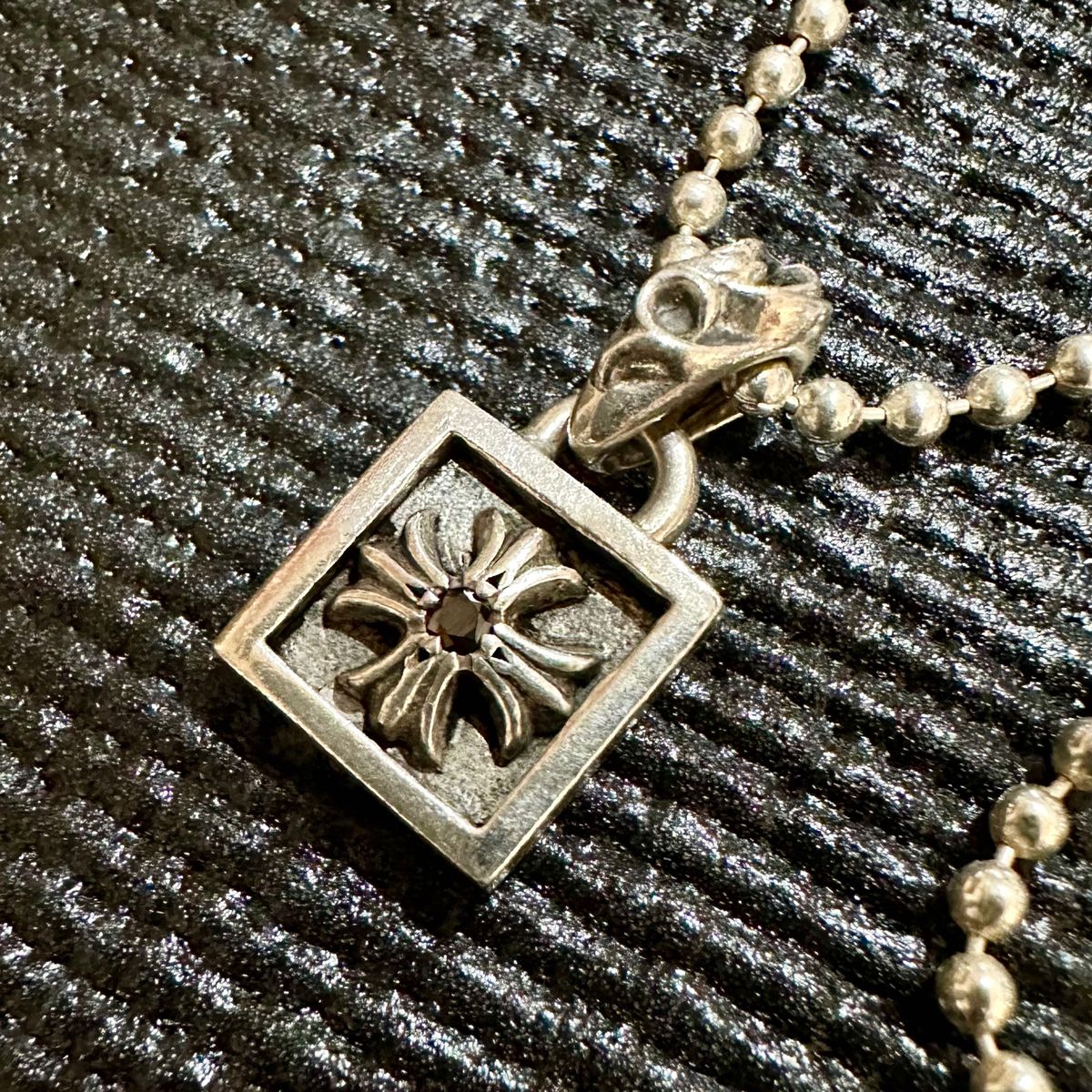 最終クロムハーツ フレームドCHプラスチャーム with ブラック 最終クロムハーツ フレームドCHプラスチャーム with ブラック
