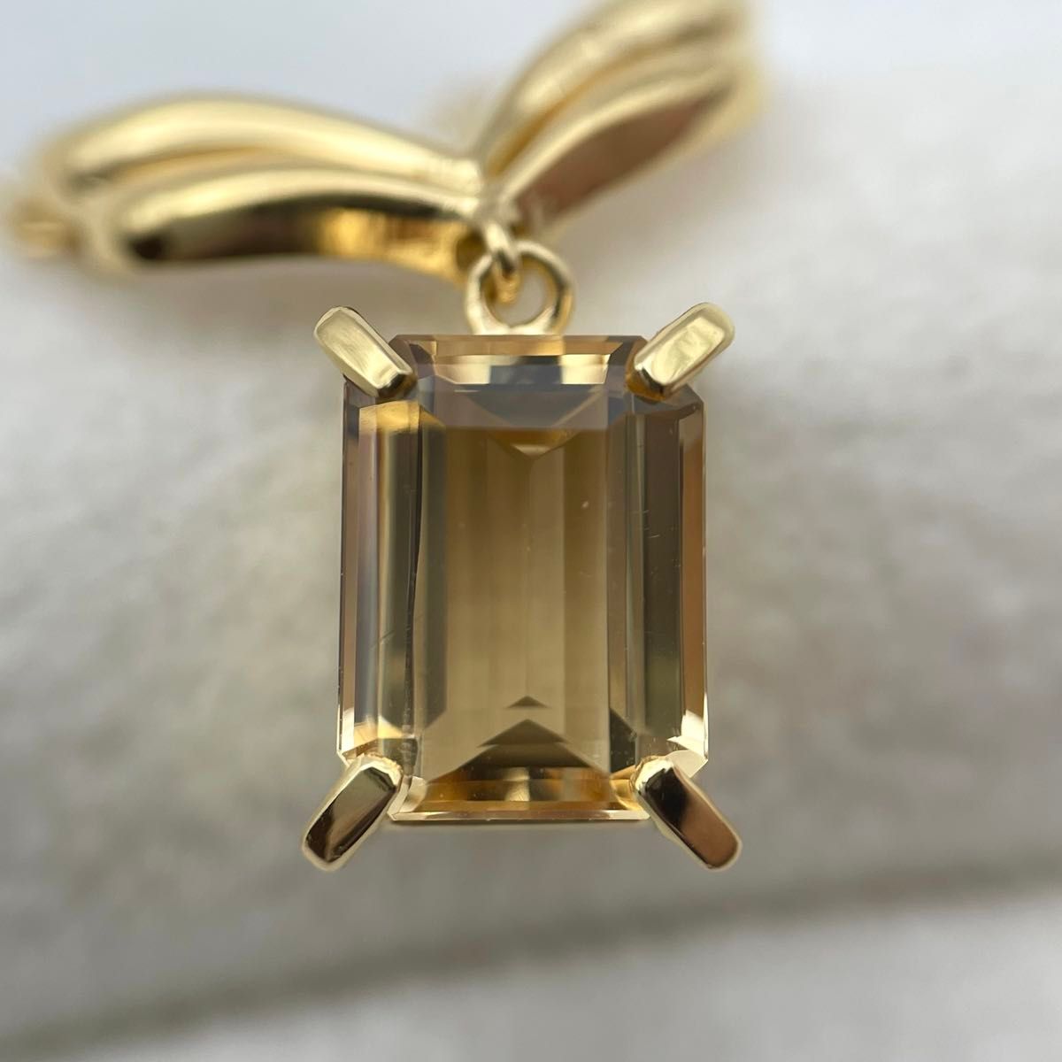 タサキ k18 インペリアルトパーズ2.05ct ネックレス