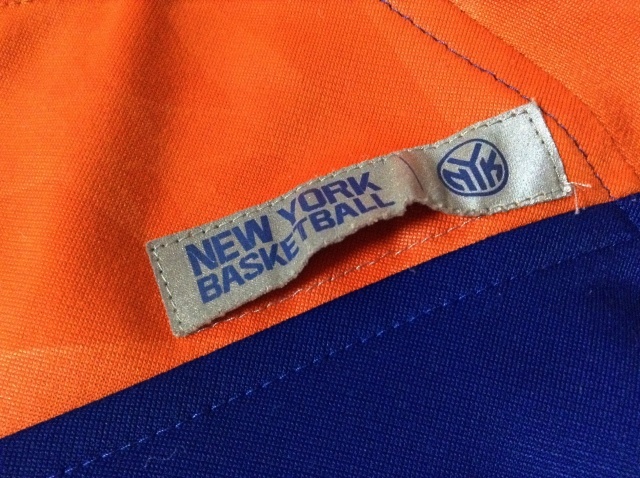 ★中古★アディダス NBA ニューヨークニックス ウォームアップジャージジャケット 青 オレンジ バスケ 部活 NYK NEW YORK KNICKS adidas_画像5