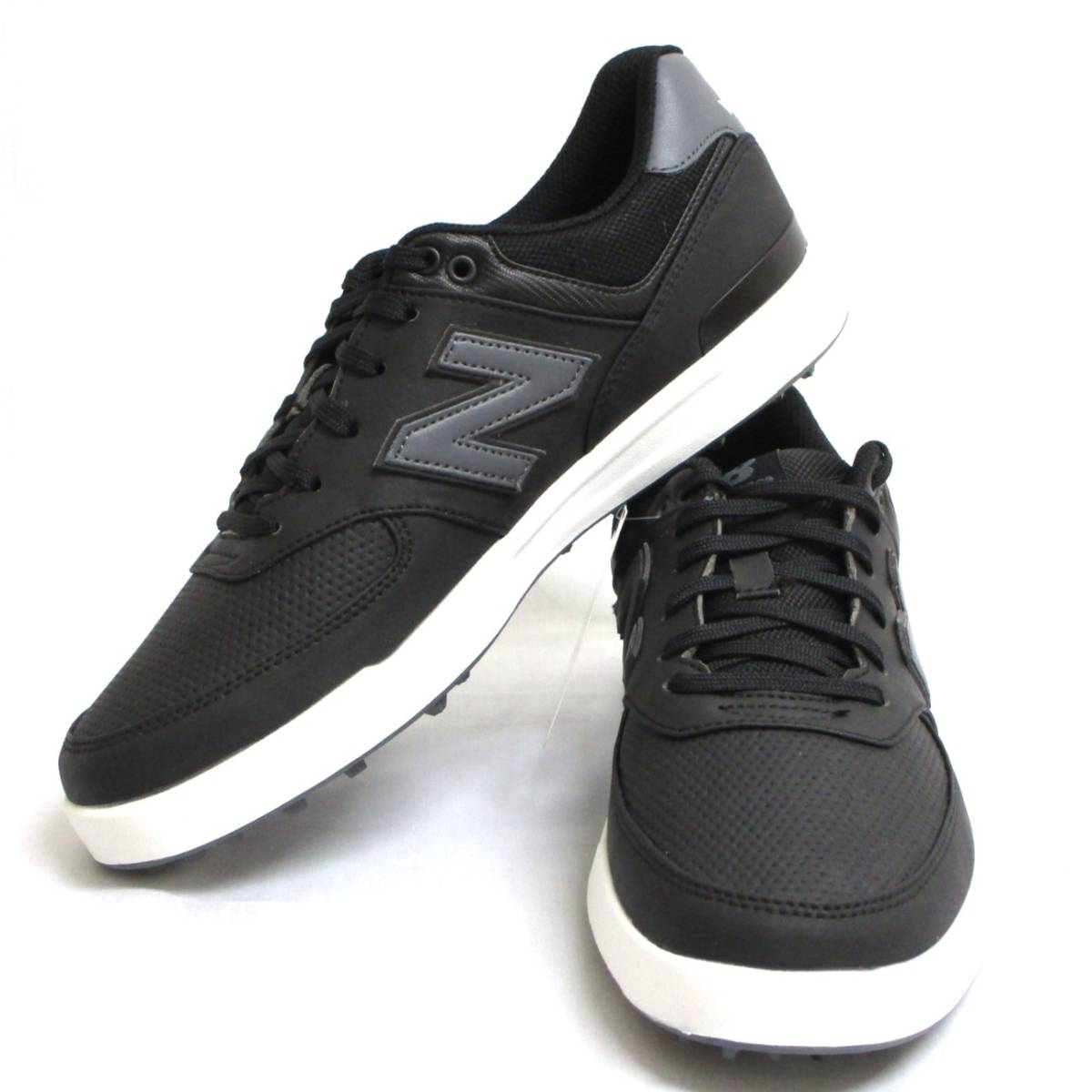 ニューバランス NBG574GBLK US9.5(27.5cm) new balance 574 GREENS NGB 574 GBLK 2E-WIDE ゴルフシューズ ブラック ワイド スパイクレス_画像5