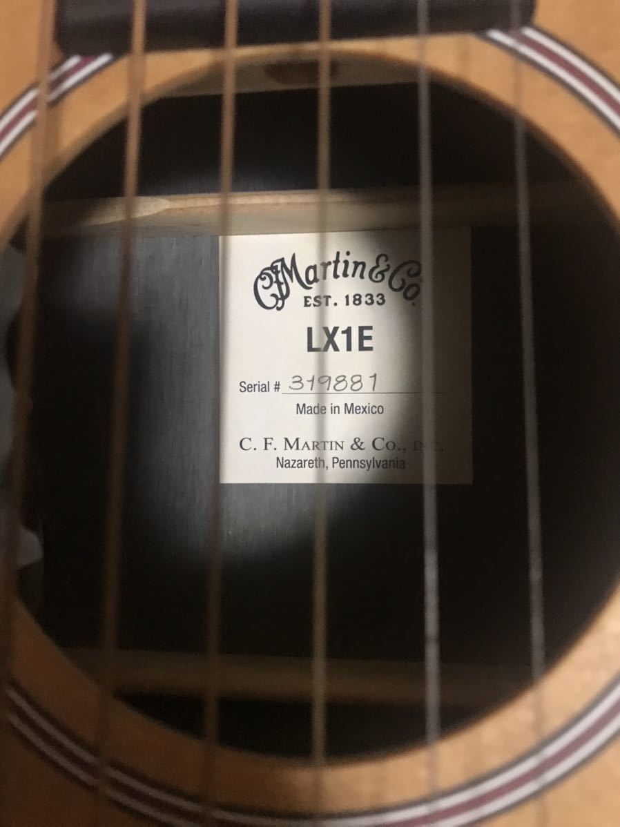 【中古】【おまけ多数】Martin LX1E エレアコ アコースティックギター 弦楽器 マーチン 中古_画像2