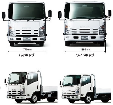 ■新品⇒ISUZU 07エルフ 170φ ハイキャブ＆ワイドキャブ用　メッキ ミラーステー カバーキャップ付属 RH手動/LH電動セット いすゞ NPR-17_画像2