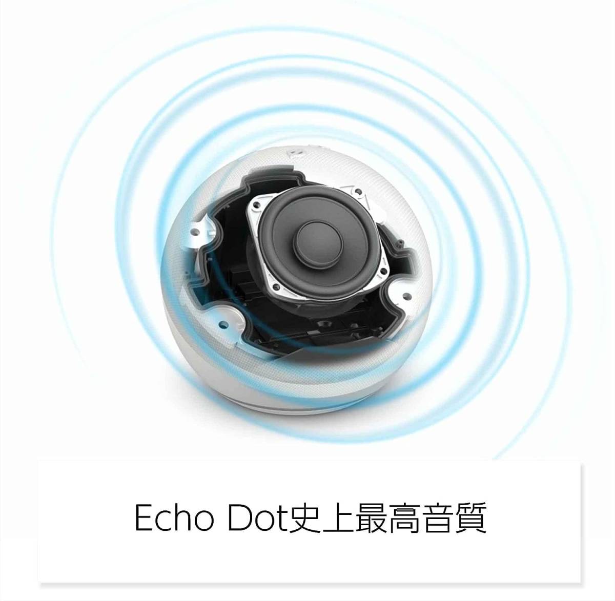 [ new goods unopened ]Echo Dot ( eko - dot ) no. 5 generation - Alexa, sensor installing, vivid sound l gray car - white 