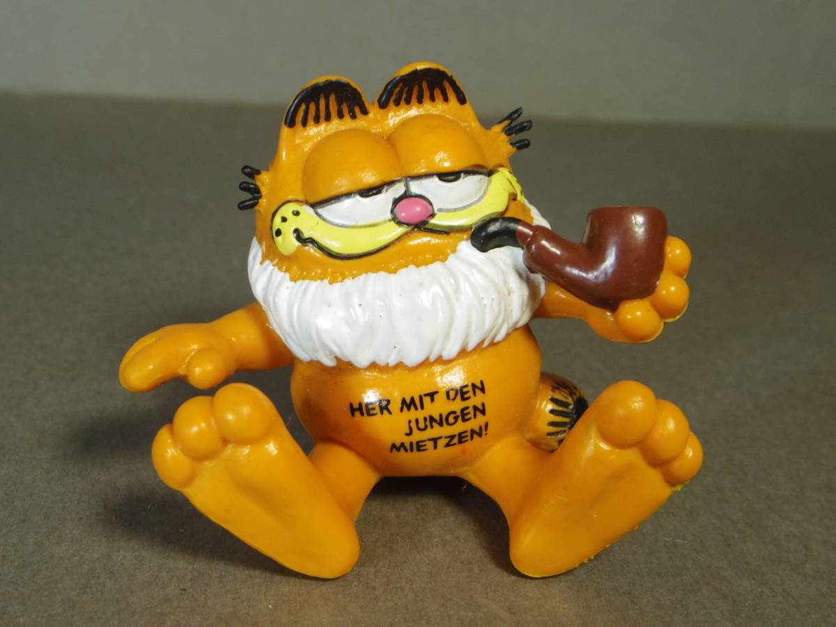 Garfield ガーフィールド PVCフィギュア パイプ BULLYLAND_画像1