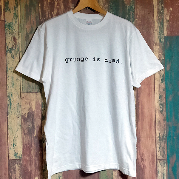 送込 Grunge Is Dead カート コバーン着用　半袖Tシャツ 白　XLサイズ_画像2