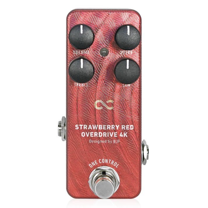 最落無し! One Control　STRAWBERRY RED OVERDRIVE 4K　/ a43755　上質なギターアンプの特性を持つ人気のオーバードライブペダル　1円_画像1