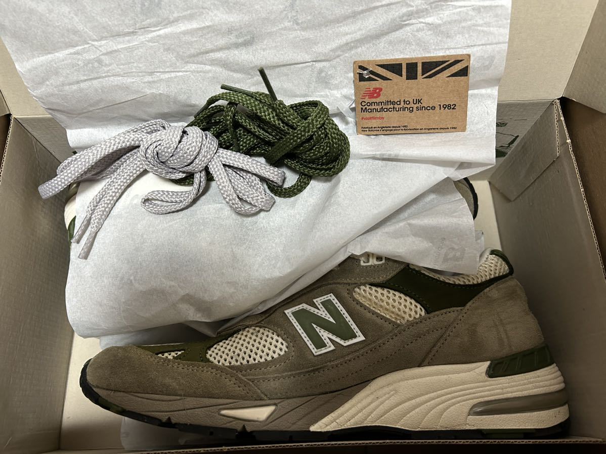 【極美品】New Balance Aime Leon Dore M991CRS ニューバランス コラボ エメレオンドレ_画像5