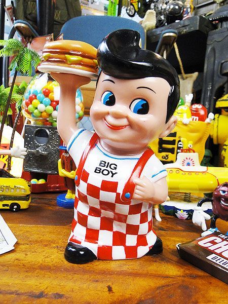 ビッグボーイバンク ■ アメリカ雑貨 アメリカン雑貨 貯金箱 おもしろ インテリア アメリカン キャラクター BIG BOY_画像1