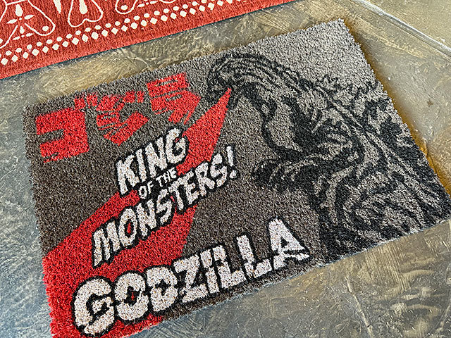 GODZILLA　ゴジラ　玄関マット　ドアマット　靴のままで使う玄関マット　ココマット　コイヤーマット_画像2