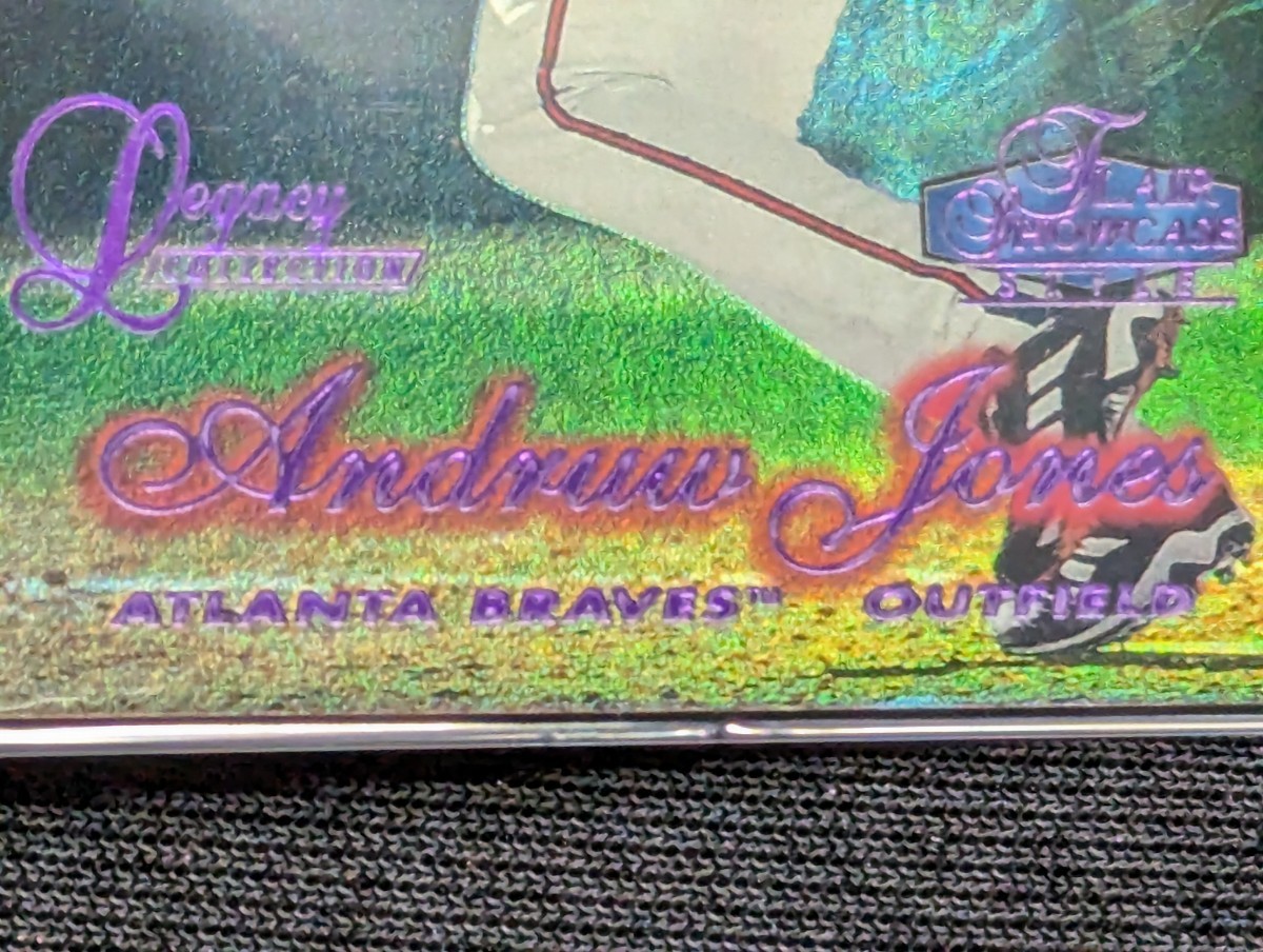 1998 Flair Showcase Legacy Collection Masterpieces Row 2 Andruw Jones アンドリュー・ジョーンズ MLB_画像2